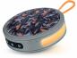 Preview: Bigben Bluetooth portabler Lautsprecher Party Nano camo grau orange Disco Licht AU388251