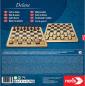 Preview: Noris Familienspiel Strategiespiel Deluxe Holz - Schach & Dame 606104577