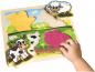 Preview: 4 Teile Eichhorn Kinder Fühl-puzzle Holz mit Stoff 100003687