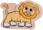 Preview: 8 x 2 Teile Eichhorn Kinder Holz Puzzle Tierpuzle 100005206