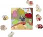 Preview: 7 Teile Eichhorn Kinder Puzzle Holz Fühlpuzzle mit Stoff 100006840