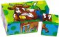 Preview: 6 Teile Eichhorn Kinder Würfel Puzzle Holz Tiermotive 100005481