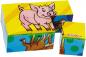 Preview: 6 Teile Eichhorn Kinder Würfel Puzzle Holz Tiermotive 100005481