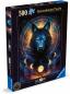 Preview: 500 Teile Ravensburger Puzzle Glow in the dark Leuchtender Wolf 12000442