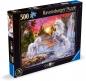 Preview: 500 Teile Ravensburger Puzzle Glow in the dark Einhörner am Fluss 12000471