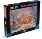 Preview: 500 Teile Ravensburger Puzzle Glow in the dark Funkelnde Weihnachten 12000481