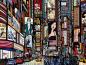 Preview: 1000 Teile Ravensburger Puzzle Buntes New York 12000580