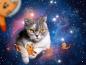 Preview: 1500 Teile Ravensburger Puzzle Katzen fliegen im Weltall 12000742