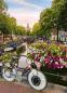 Preview: 1000 Teile Ravensburger Puzzle Fahrrad und Blumen in Amsterdam 12000780