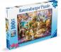 Preview: 100 Teile Ravensburger Kinder Puzzle XXL Dinos im Kinderzimmer 12000863