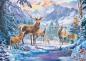 Preview: 1000 Teile Ravensburger Puzzle Rehe und Hirsche im Winter 12000888