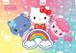 Preview: 2 x 24 Teile Ravensburger Kinder Puzzle Hello Kitty Die besten Freunde 12001034