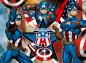 Preview: 100 Teile Ravensburger Kinder Puzzle XXL Avengers Der erste Avenger 12001073