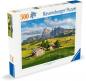 Preview: 500 Teile Ravensburger Puzzle Dolomitenidyll of Siusi 12001383