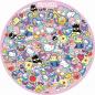 Preview: 500 Teile Ravensburger Puzzle rund Circle of Colors Hello Kitty and Friends 12001391