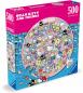 Preview: 500 Teile Ravensburger Puzzle rund Circle of Colors Hello Kitty and Friends 12001391