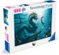 Preview: 1000 Teile Ravensburger Puzzle Enchanted Depths Dragon, Mermaid and Turtles 12001434