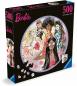 Preview: 500 Teile Ravensburger Puzzle rund Circle of Colors Barbie Global Style Icon Since 1959 12001494