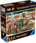 Preview: 500 Teile Ravensburger Puzzle Wooden Holz Christmas Market 12001539