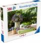 Preview: 500 Teile Ravensburger Puzzle Landlust Blumengruß am Gartentisch 12001633