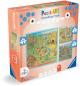 Preview: 3 Puzzle 100, 121, 144 Teile Ravensburger Kinder Puzzle UP! Geschichte + Wisssensheft 12004005