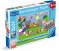 Preview: 2 x 24 Teile Ravensburger Kinder Puzzle Peppa Pig Partyzeit! 12004018