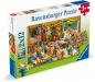 Preview: 2 x 12 Teile Ravensburger Kinder Puzzle Weihnachtswerkstatt 12004047