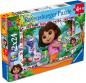 Preview: 2 x 24 Teile Ravensburger Kinder Puzzle Dora the Explorer 12004199