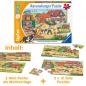 Preview: 2 x 12 Teile Ravensburger Puzzle tiptoi Puzzeln, Entdecken, Erleben Bauernhof 00136