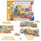 Preview: 2 x 12 Teile Ravensburger Puzzle tiptoi Puzzeln, Entdecken, Erleben Baustelle 00137