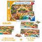 Preview: 2 x 12 Teile Ravensburger Puzzle tiptoi Puzzeln, Entdecken, Erleben Zoo 00138