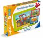 Preview: 3 x 6 Teile Ravensburger Puzzle tiptoi 3 erste Puzzles Fahrzeuge 00227