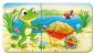 Preview: 9 x 2 Teile Ravensburger Kinder Puzzle my first puzzles Tierische Baustelle 03074