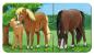 Preview: 9 x 2 Teile Ravensburger Kinder Puzzle my first puzzles Tierfamilien auf dem Bauernhof 05072