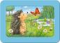 Preview: 3 x 6 Teile Ravensburger Kinder Rahmen my first puzzles Kleine Gartentiere 05138