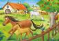 Preview: 2 x 12 Teile Ravensburger Kinder Puzzle Ferien auf dem Pferdehof 05178