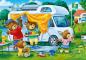 Preview: 2 x 24 Teile Ravensburger Kinder Puzzle Familie Bär geht campen 05247