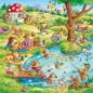 Preview: 3 x 49 Teile Ravensburger Kinder Puzzle Ferien auf dem Land 05249