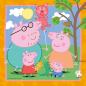 Preview: 3 x 49 Teile Ravensburger Kinder Puzzle Peppa Pig Peppas Familie und Freunde 05579