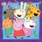 Preview: 3 x 49 Teile Ravensburger Kinder Puzzle Peppa Pig Peppas Familie und Freunde 05579