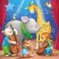 Preview: 3 x 49 Teile Ravensburger Kinder Puzzle Tiere auf der Bühne 05638