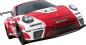 Preview: 108 Teile Ravensburger 3D Puzzle Auto Porsche 911 GT3 Cup Salzburg Design 11558