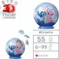 Preview: 54 Teile Ravensburger 3D Puzzle Ball Disney Stitch & Angel 11599