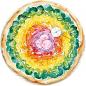 Preview: 500 Teile Ravensburger Puzzle rund Circle of Colors Pizza 17347