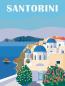 Preview: Ravensburger Malen nach Zahlen CREART CANVAS Leinwand Farbenfrohes Santorini 23906