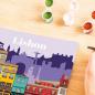 Preview: Ravensburger Malen nach Zahlen CREART Trend Serie C Citys Farbenfrohes Lissabon 25522