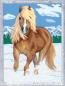 Preview: Ravensburger Malen nach Zahlen Classic Serie D Pferde Haflinger im Schnee 28780