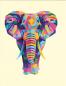 Preview: Ravensburger Malen nach Zahlen CREART Trend Serie C Funky Elephant 28995