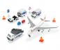 Preview: Dickie Spielfahrzeug Spielset Flughafen Go Real / City Airport Playset 203743001