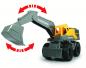 Preview: Dickie Spielfahrzeug Baustelle Tieflader Go Real / Construction Mack Volvo Heavy Loader 203729012